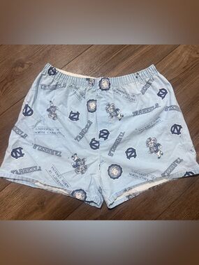 Vintage 70s UNC Tar Heels All Over Print Boxer Shorts USA Made Men’s Large RARE